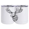 10 oz. White Stainless Steel Short Tumbler Thumbnail