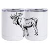 10 oz. White Stainless Steel Short Tumbler Thumbnail
