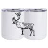 10 oz. White Stainless Steel Short Tumbler Thumbnail