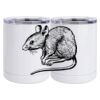 10 oz. White Stainless Steel Short Tumbler Thumbnail