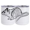 10 oz. White Stainless Steel Short Tumbler Thumbnail