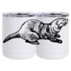 10 oz. White Stainless Steel Short Tumbler Thumbnail