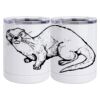 10 oz. White Stainless Steel Short Tumbler Thumbnail
