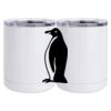 10 oz. White Stainless Steel Short Tumbler Thumbnail