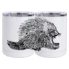 10 oz. White Stainless Steel Short Tumbler Thumbnail
