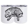 10 oz. White Stainless Steel Short Tumbler Thumbnail