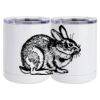 10 oz. White Stainless Steel Short Tumbler Thumbnail