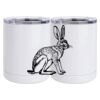 10 oz. White Stainless Steel Short Tumbler Thumbnail