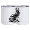 10 oz. White Stainless Steel Short Tumbler Thumbnail