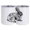 10 oz. White Stainless Steel Short Tumbler Thumbnail