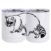 10 oz. White Stainless Steel Short Tumbler Thumbnail