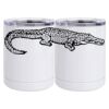 10 oz. White Stainless Steel Short Tumbler Thumbnail