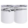 10 oz. White Stainless Steel Short Tumbler Thumbnail