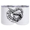 10 oz. White Stainless Steel Short Tumbler Thumbnail