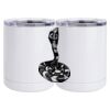 10 oz. White Stainless Steel Short Tumbler Thumbnail