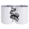 10 oz. White Stainless Steel Short Tumbler Thumbnail