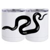 10 oz. White Stainless Steel Short Tumbler Thumbnail