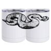 10 oz. White Stainless Steel Short Tumbler Thumbnail