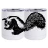 10 oz. White Stainless Steel Short Tumbler Thumbnail