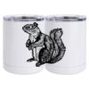 10 oz. White Stainless Steel Short Tumbler Thumbnail