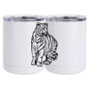 10 oz. White Stainless Steel Short Tumbler Thumbnail