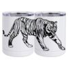10 oz. White Stainless Steel Short Tumbler Thumbnail