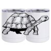 10 oz. White Stainless Steel Short Tumbler Thumbnail