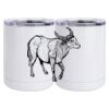 10 oz. White Stainless Steel Short Tumbler Thumbnail