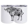 10 oz. White Stainless Steel Short Tumbler Thumbnail