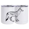 10 oz. White Stainless Steel Short Tumbler Thumbnail