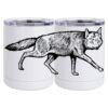 10 oz. White Stainless Steel Short Tumbler Thumbnail