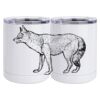 10 oz. White Stainless Steel Short Tumbler Thumbnail
