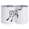 10 oz. White Stainless Steel Short Tumbler Thumbnail