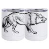 10 oz. White Stainless Steel Short Tumbler Thumbnail