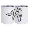 10 oz. White Stainless Steel Short Tumbler Thumbnail
