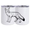10 oz. White Stainless Steel Short Tumbler Thumbnail