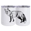10 oz. White Stainless Steel Short Tumbler Thumbnail
