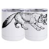 10 oz. White Stainless Steel Short Tumbler Thumbnail
