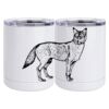 10 oz. White Stainless Steel Short Tumbler Thumbnail