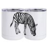 10 oz. White Stainless Steel Short Tumbler Thumbnail