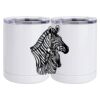 10 oz. White Stainless Steel Short Tumbler Thumbnail