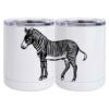 10 oz. White Stainless Steel Short Tumbler Thumbnail