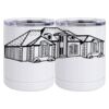 10 oz. White Stainless Steel Short Tumbler Thumbnail