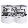 10 oz. White Stainless Steel Short Tumbler Thumbnail