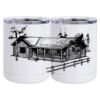 10 oz. White Stainless Steel Short Tumbler Thumbnail