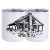 10 oz. White Stainless Steel Short Tumbler Thumbnail