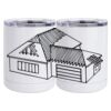 10 oz. White Stainless Steel Short Tumbler Thumbnail