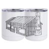 10 oz. White Stainless Steel Short Tumbler Thumbnail