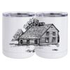 10 oz. White Stainless Steel Short Tumbler Thumbnail