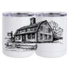10 oz. White Stainless Steel Short Tumbler Thumbnail